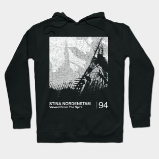 Viewed From The Spire / Minimalist Graphic Artwork Fan Design Hoodie